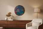 tableau peinture abstraite acrylique decoration interieur apaisant